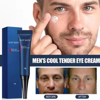 15 г крем для глаз, эффективный натуральный, гладкий, не раздражающий, быстро впитывающийся, осветляющий темные круги, широкое применение, крутой, нежный крем для глаз для мужчин 15g