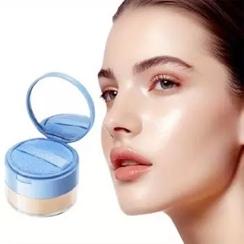 15 г матовой консилерной пудры — контурная, фиксирующая, контролирующая жирность, осветляющая, консилер и водостойкая рассыпчатая пудра ivory white