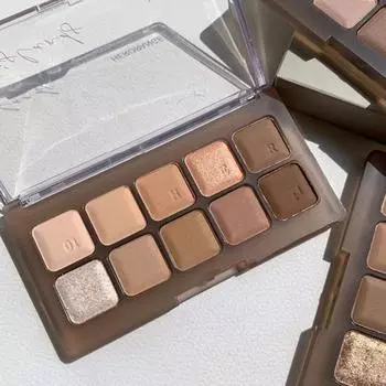 15 г Модная легкая в окрашивании прочная палетка теней для век 10 цветов Корейский стиль Осень Зима Женская поставка A