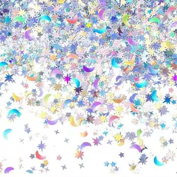 15 г/упаковка переливающиеся блестящие звезды конфетти Рамадан Ид Мубарак украшение дома свадьба день рождения стол разбросанные принадлежности для мусульманской вечеринки 15g золотой