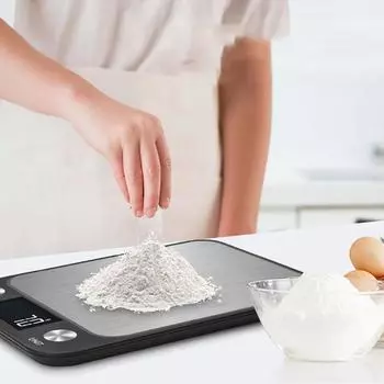 15 кг/1 г кухонные весы пищевые весы кухонные весы из нержавеющей стали водонепроницаемые цифровые весы для еды выпечки молока овощей весы 5Kg белый
