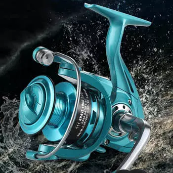 15 кг максимальный фрикцион удобная рукоятка EVA рыболовная катушка 1000-7000 сплав леска чашка большой диаметр спиннинговая катушка рыболовные принадлежности лево-/правосторонняя рыболовная катушка 1000 Series