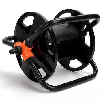 15-метровая бытовая автомойка высокого давления, водопровод, шланг, автомобиль для хранения, держатель катушки, полив цветов, садовые инструменты, обмотка One Size чёрный