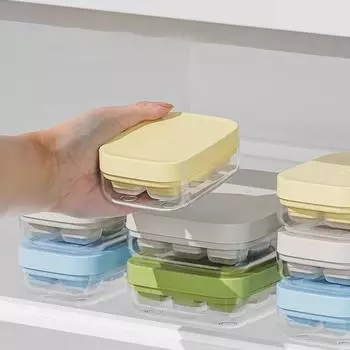 15 мини-форм для кубиков льда, силиконовая форма для кубиков льда, портативный домашний кубик льда, артефакт с крышкой, домашний хоккей