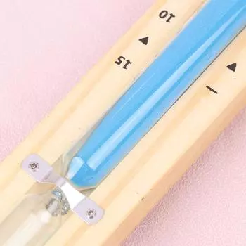 15-минутный деревянный стеклянный таймер «песочные часы» настенный вращающийся домашний декор зелёный