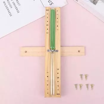 15-минутный деревянный стеклянный таймер «песочные часы» настенный вращающийся домашний декор розовый