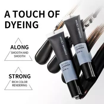 15-минутный полуперманентный гель для бровей Peel Off Водостойкий стойкий крем для век Окрашивающий клей для бровей Натуральный тонирующий татуаж Быстросохнущий макияж для бровей