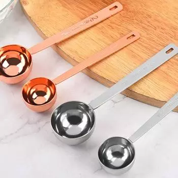15 мл 30 мл мерная ложка с длинной ручкой из нержавеющей стали кофейная ложка металлическая мерная ложка кухонные принадлежности для кофе и чая аксессуары