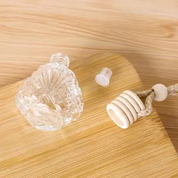 15 мл автомобильный прозрачный стеклянный пустой флакон для духов подвесной освежитель воздуха диффузор ароматизатор эфирное масло флакон многоразового использования