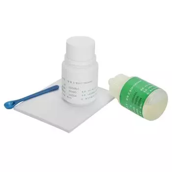 15 мл цементной жидкости из поликарбоксилата цинка + 30 г цементного порошка из поликарбоксилата цинка