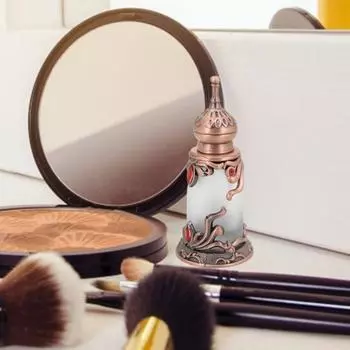 15 мл флакон духов в стиле старого замка, прозрачная видимая упаковка для духов, сплав, концентрированные духи