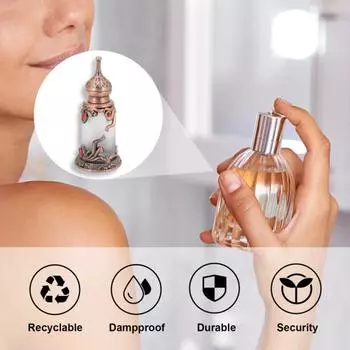 15 мл изысканный старый замок стиль хранения сплава флаконы с дозатором ароматов для домашнего использования