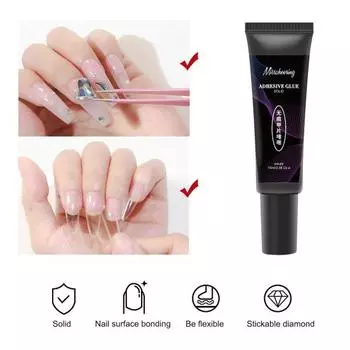 15 мл клей для наращивания ногтей быстросохнущий крем сильной липкости «сделай сам» патч для дизайна ногтей гель для маникюра липкий клей для вечеринки чистый
