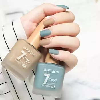 15 мл лак для ногтей матовый однотонный долговечный, не требующий выпекания, не отслаивающийся гель-лак для дизайна ногтей, принадлежности для маникюра 1