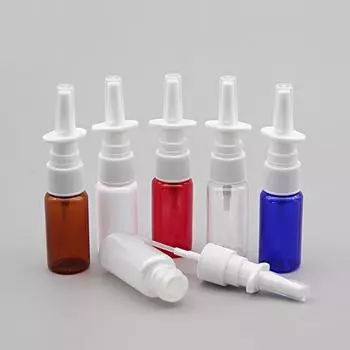 15 мл пластиковый пустой многоразовый флакон для назального спрея распылители распылители контейнер для макияжа для путешествий открытый флакон для перорального спрея