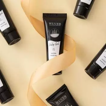 15 мл Поли Клей для наращивания, зубная паста, гель, самодельная бумага для контроля длины, без поддержки, кристаллический гель B