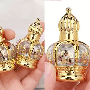 15 мл Винтажные эфирные масла Роликовые флаконы Духи Пустые бутылки Бутылки для хранения Винтажные пустые искусственные многоразовые банки золотой