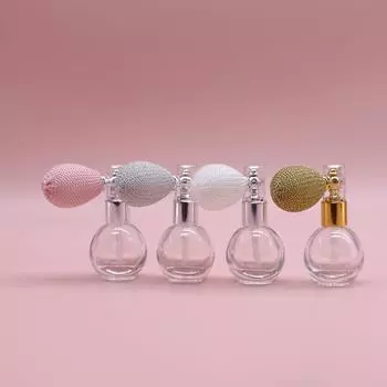 15 мл воздушный шар флакон духов распылитель распылитель многоразовый круглый роскошный портативный прозрачный пустой стеклянный флакон распылитель распылитель серый