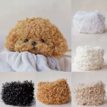 15 мм DIY украшения принадлежности плюшевые куклы скручивающиеся палочки кудрявый мех миниатюрные модели кукольных домиков