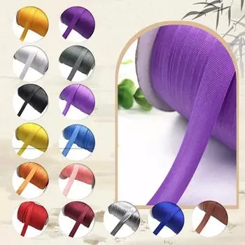 15 мм лента для шитья по краю косая бейка шнур веревка для самостоятельного изготовления лоскутной одежды и отделки домашнего текстиля One Size чёрный