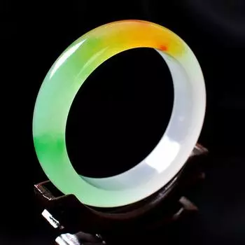 15 мм натуральный ледяной нефритовый браслет модный изумрудный браслет с подвесками нефритовый браслет женский подарок 56-58mm