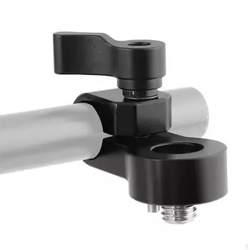 15 мм зажим для трубки с одним отверстием и резьбой 3/8 Студийные аксессуары Премиум-зажим для фотосъемки