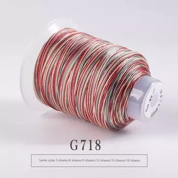 15 нитей секционно окрашенный градиент национальный цвет DIY ручной работы материал плетеная веревка браслет чешуя дракона ручной ремешок Майлз персиковый цвет 15 strands dyed-G718