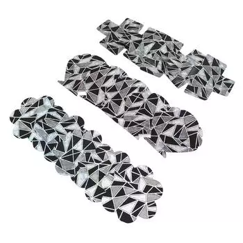 15 пар накладок на соски в форме цветка с перекрестным узором, одноразовые модные самоклеящиеся накладки, прикрывающие соски для вечеринки