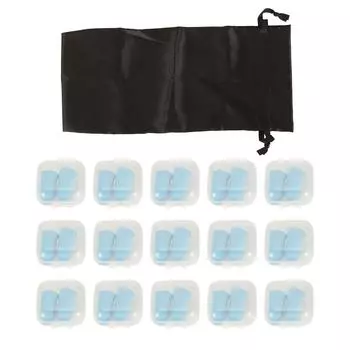 15 пар пенных берушей с шумоподавлением, мягкие, удобные, широко используемые беруши для сна для всей семьи