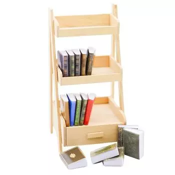 15 шт. 1:12 Миниатюрная книга для кукольного домика Журнал Книги Периодика Учеба Может Переворачивать Страницы Книги Модель Домашнее Учеба Декор Игрушки