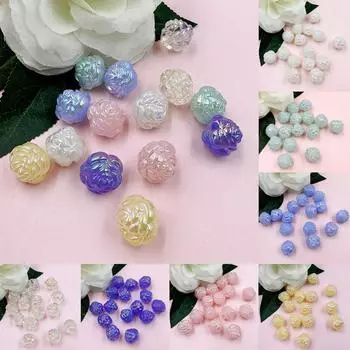 15 шт. 21 мм акриловые ювелирные изделия браслеты DIY для ожерелья свободные бусины цветы модные аксессуары