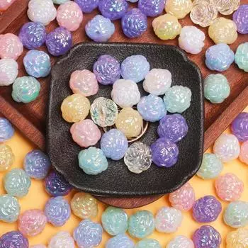 15 шт 21 мм модные акриловые цветы свободные бусины для самостоятельного изготовления ожерелий браслетов ювелирных изделий