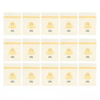 15 шт. Автомобильный герметичный пакет для рвоты и мусора, портативный самоклеящийся пакет для хранения и уборки мусора One Size