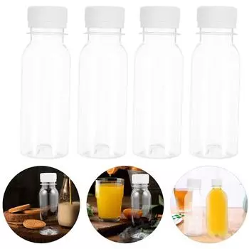 15 шт. Бутылки для питьевой воды, молока для использования на открытом воздухе, прозрачные, кофейные, мини-пустые, для соков