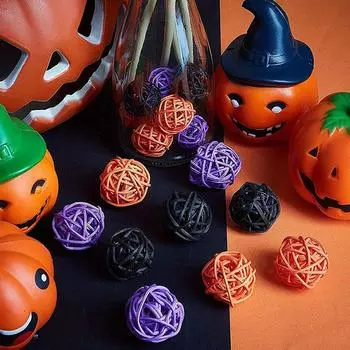 15 шт. цветной игрушечный мяч Sepak обучающая интерактивная игрушка клетка для птиц украшения принадлежности для птиц ONE SIZE