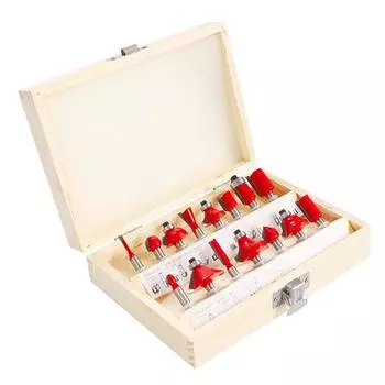 15 шт., фреза, набор фрез, твердосплавный хвостовик, фреза, деревообработка, обрезка, гравировка, резьба, режущий инструмент 8mm shank