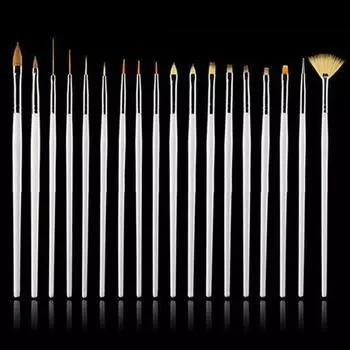 15 шт./компл. дизайн ногтей УФ-гелем точечная живопись ручка-кисть для маникюра DIY инструмент