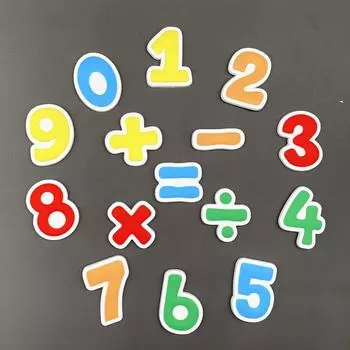 15 шт./компл. симпатичные магниты на холодильник из ПВХ с магнитными цифрами для детей, обучающие магнитные аксессуары для домашнего декора холодильника
