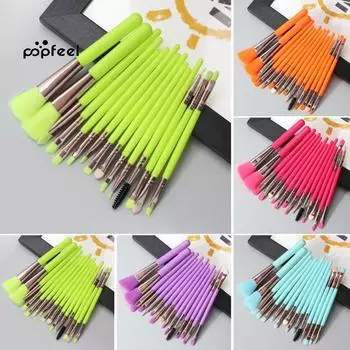 15 шт./компл. женский тональный крем мини-набор для макияжа для маленьких девочек пудра тени для век румяна мягкие фиолетовый