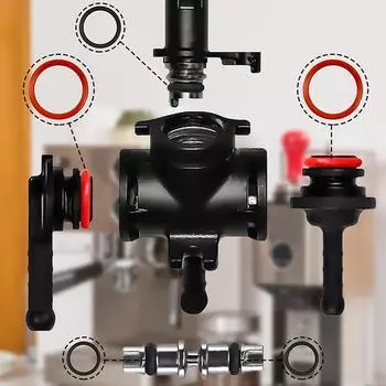 15 шт. комплект уплотнительных колец силиконовая прокладка для кофемашины Saeco группа заваривания носик соединитель уплотнительные кольца аксессуары one size