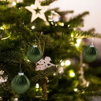 15 шт./кор. елочные украшения 8 см пластиковые шарики украшения милые бархатные рождественские украшения елочные шары безделушки Рождественский декор синий