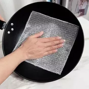 15 шт., многоцелевые проволочные тряпки, не царапающие многоразовую чистую машинную стирку, легко проволочные тряпки для мытья посуды