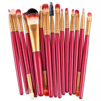 15 шт., набор кистей для макияжа, набор кистей для макияжа, набор шерстяных кистей для макияжа