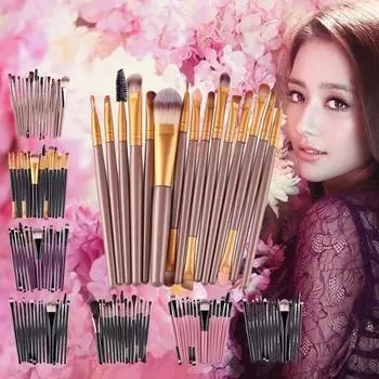 15 шт. набор кистей для макияжа, наборы кистей для теней для век one size