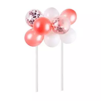 15 шт./набор воздушных шаров для украшения торта на свадьбу, день рождения, вечеринку, детский душ 2#