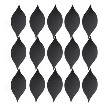 15 шт. Наклейка на стену из зеркала, черная акриловая 3D-капля, зеркало, настенное искусство для гостиной, спальни, украшения
