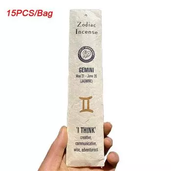 15 шт./пакет 12 Созвездие Серия для домашнего декора Натуральные благовония Подходит для семейных посиделок