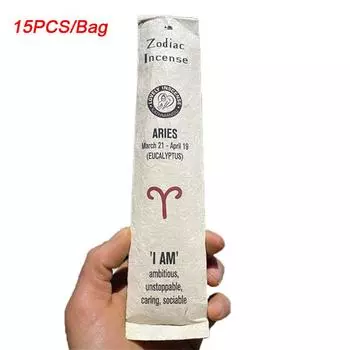 15 шт./пакет Непальский знак зодиака ручной работы линия благовоний вечеринки натуральные благовония йога бамбуковая палочка для домашнего декора