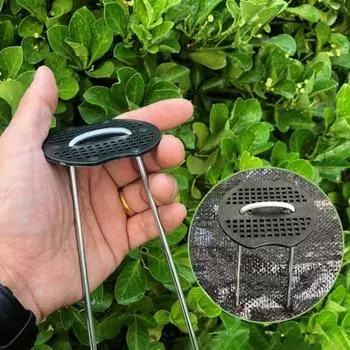 15 шт. простых в использовании U-образных колышков для земли, прочных, долговечных, с прокладкой, для искусственного газона