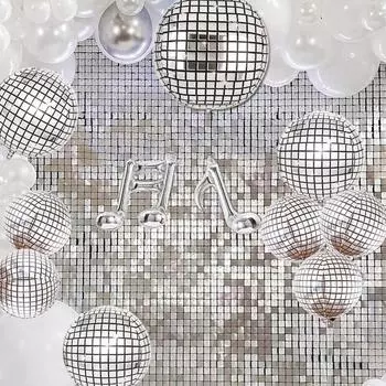 15 шт., ретро-стиль, воздушные шары для дискотеки, украшение для диско-лихорадки, украшение для дискотеки 70-х годов, украшение для диско-вечеринки, субботний вечер, лихорадка, украшения для вечеринки, диско-шар, танец
